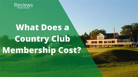 What Does a Country Club Membership Cost? (Average Monthly Prices + Fees)