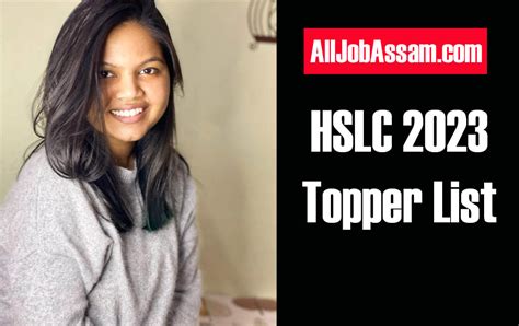 SEBA Result 2023 Toppers List: HSLC ASSAM Final Results Gazette 2023 ...