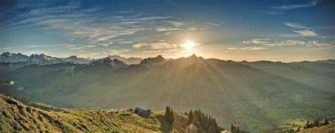 Landscape photo of sunrise over mountain hills, stockberg HD wallpaper ...