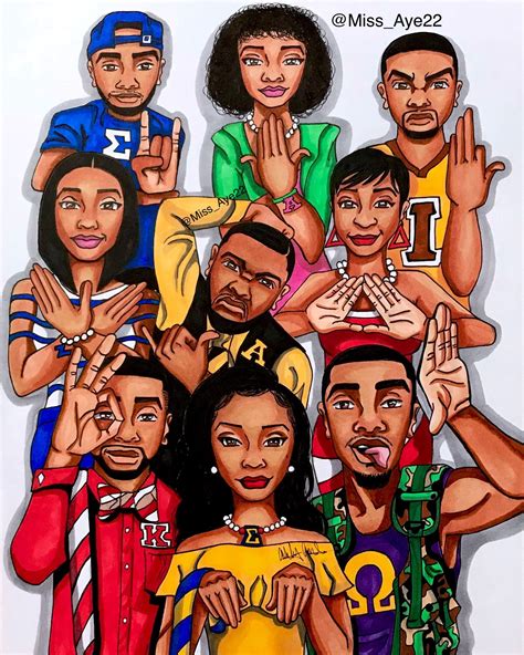 Divine Nine Greeks #AlphaPhiAlpha #AlphaKappaAlpha #KappaAlphaPsi # ...