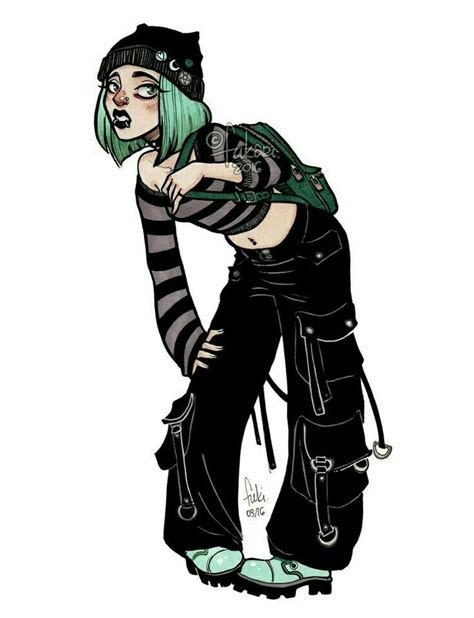 Arte Grunge, Grunge Art, Girls Cartoon Art, Cartoon Art Styles, Art ...