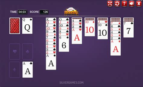 Klondike Solitaire Turn 3 - Play Online on SilverGames 🕹️