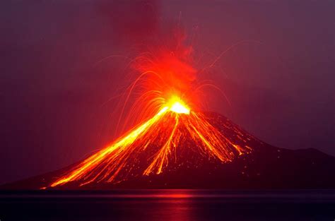 Indonesia’s Anak Krakatau volcano erupts