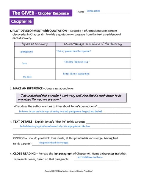 Giver Chapter 14 Summary