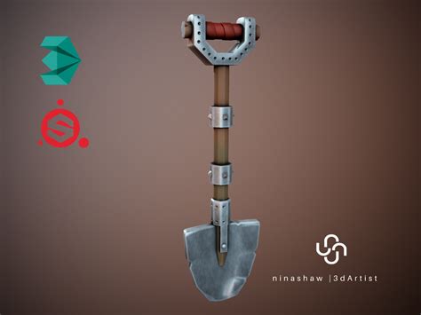 Stylized Shovel | Shovel, Stylized, Fantasy props