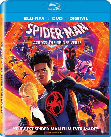 Spider-Man: Across The Spider-verse (Blu-Ray + DVD + Digital Copy ...