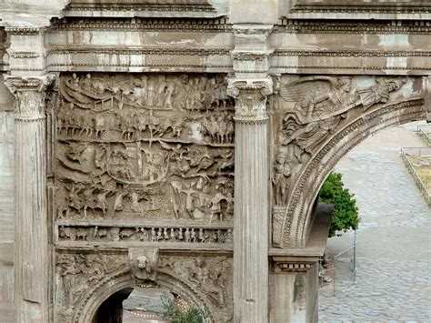 Arch of Septimius Severus. Rome, Roman Forum, Arch of Septimius Severus.