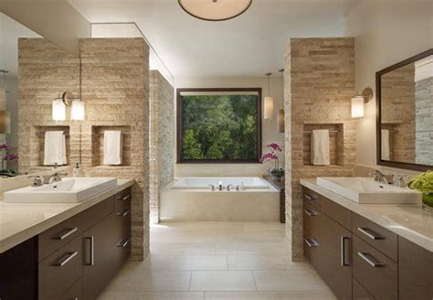 30+ Beautiful Brown Bathroom Design Ideas - Home Awakening