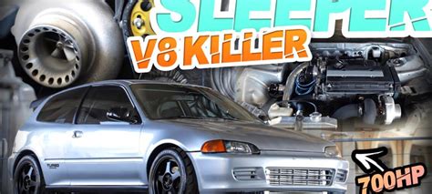 Sleeper 700HP Turbo Honda "V8 Killer" GAPS Mustang! (LS VTEC B-Series ...