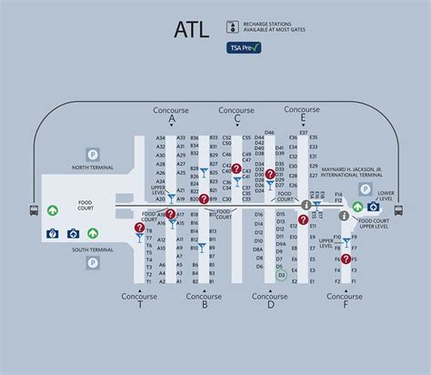 Hartsfield-Jackson Atlanta International Airport Map - New York Map