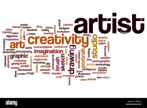 Artist word cloud concept Stock Photo, Royalty Free Image: 100701251 ...