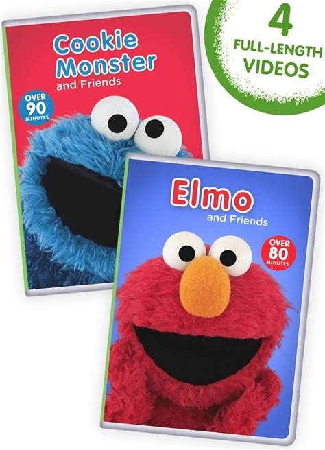 Best Buy: Sesame Street: Elmo and Friends/Cookie Monster and Friends [DVD]