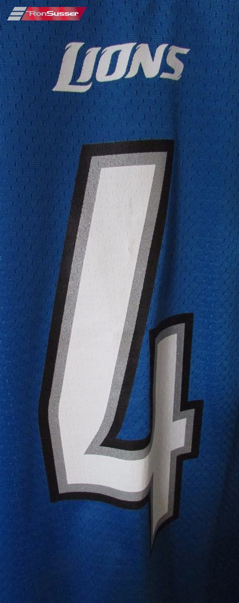 NFL Detroit Lions Jason Hanson #4 Jersey 3XL EUC – RonSusser.com