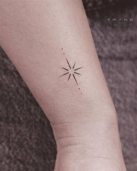 Minimalist Simple Star Tattoo - Printable Calendars AT A GLANCE