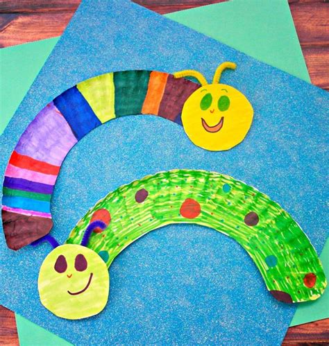 Faster Caterpillar Craft for Kids with Paper Plate - Truly Hand Picked