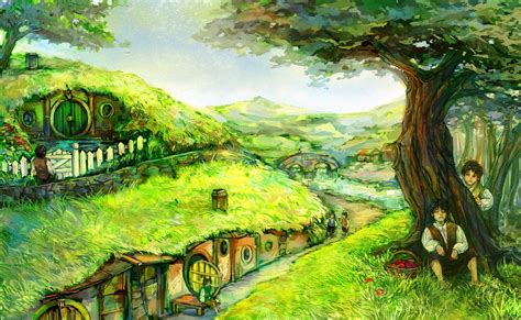 Lord Of The Rings Wallpaper Hd Shire