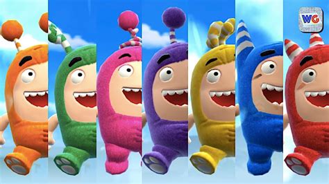 Oddbods Bubbles Fuse Jeff Newt Pogo Slick Zee