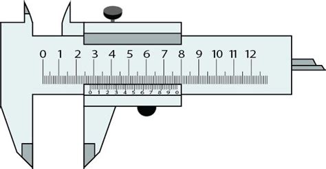 It's a slide calipers or vernier calipers vector sketch. It could be ...