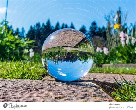 Glass ball in spring Art - a Royalty Free Stock Photo from Photocase