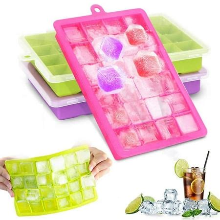 Ice cube trays with lids 3 silicone ice cube trays | Walmart Canada