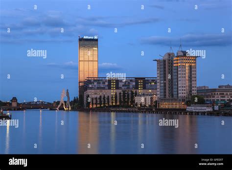 Berlin skyline at night, Germany Stock Photo - Alamy