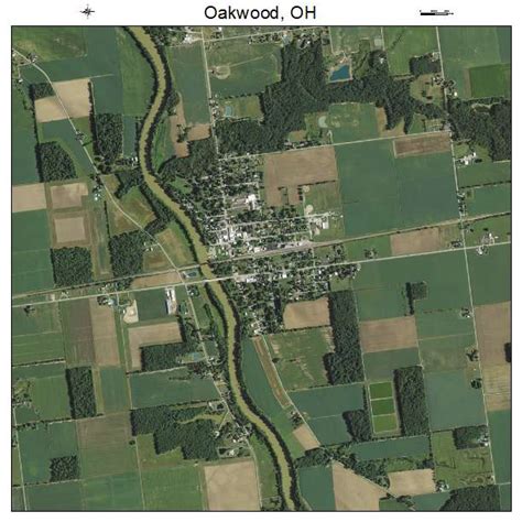 Aerial Photography Map of Oakwood, OH Ohio