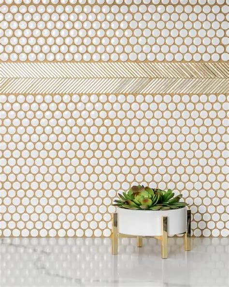 37 Stunning Penny Tiles That Ready To Elevate Your Space