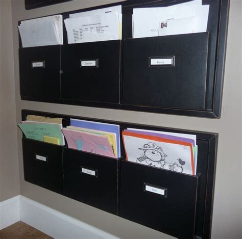 attractive wall files solution (i like these a lot... wondering if i ...