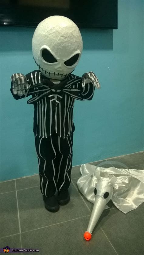 Little Jack Skellington and Zero Costume | DIY Instructions