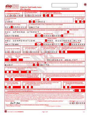 Paid Family Leave Form Sample - Fill and Sign Printable Template Online