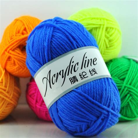 500grams acrylic yarn scarf hand knitted yarn thread crochet hook for ...