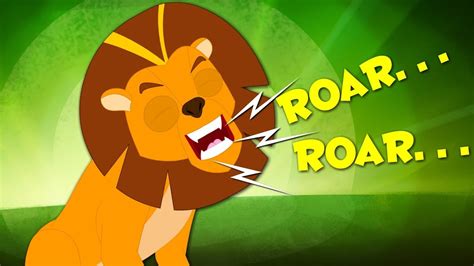 Roar Roar Lion | Animal Sounds Song | Nursery Rhymes For Kids And ...