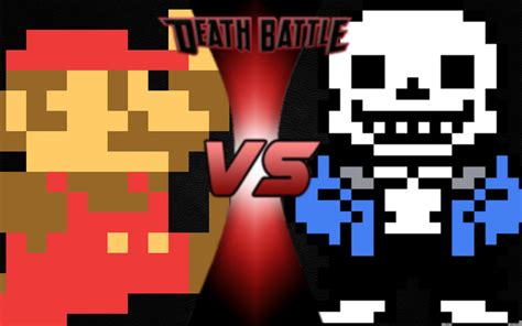 Death Battle ideas: Mario vs Sans by Golden-Sans on DeviantArt