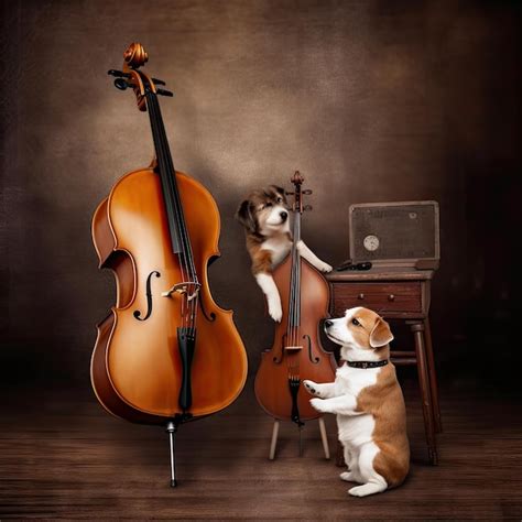 Premium AI Image | Music band consisting of various cute animals ...