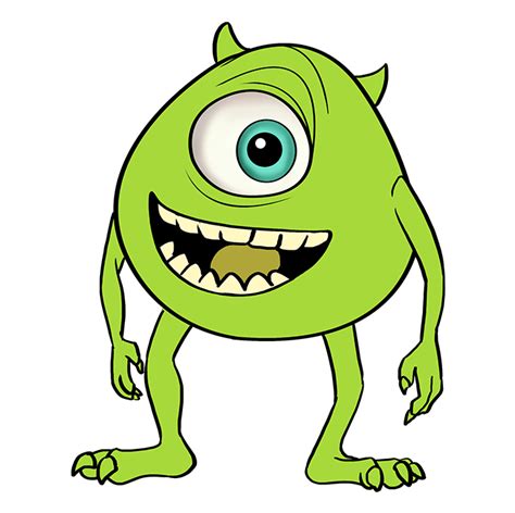 How To Draw Mike Wazowski From Monsters Inc | Images and Photos finder