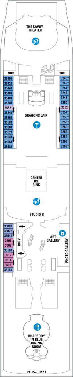 Royal Caribbean Mariner of the Seas Deck Plans, Ship Layout ...