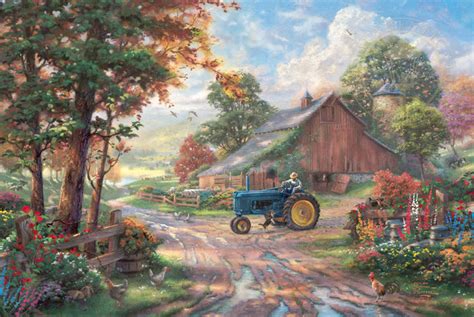 Paintings To Match Farmhouse Decor | Thomas Kinkade Carmel & Monterey