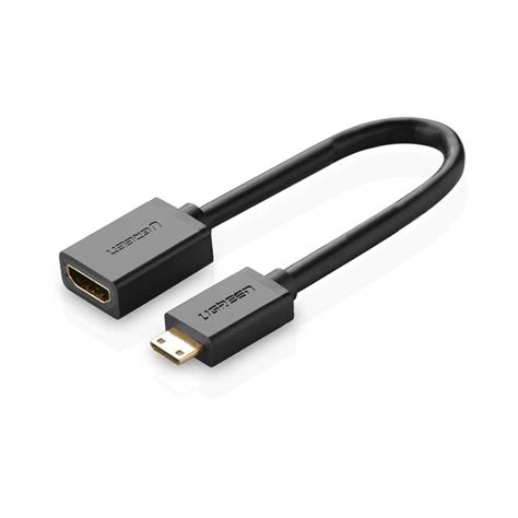 Giắc chuyển đối từ Mini HDMI sang HDMI Ugreen 20137 15cm | HACOM