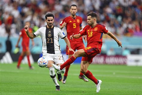 Spain vs Germany, 2022 World Cup: Final Score 1-1, Jordi Alba records ...