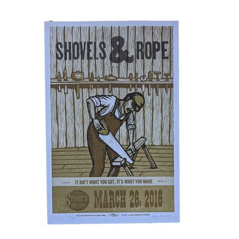 Shovels & Rope 2016 Poster - Stuart's Opera House