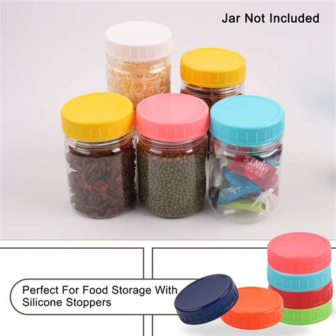 Plastic Mason Jar Lids Regular and Wide Mouth Mason Canning Jars Top ...