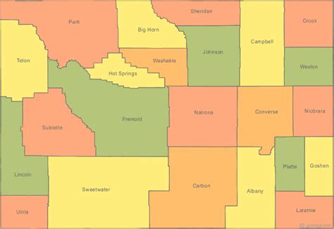 Absaroka County Wyoming Map | Car Interior Design