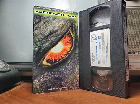 Godzilla VHS Video Cassette Tape Movie Vintage Retro VHS | Etsy