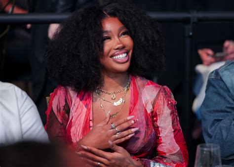 Sza Shows Off Her Long Straight Healthy Natural Hair