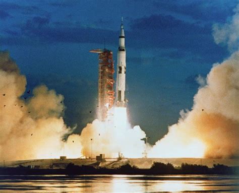 NASA's Gutsy First Launch of the Saturn V Moon Rocket | Space