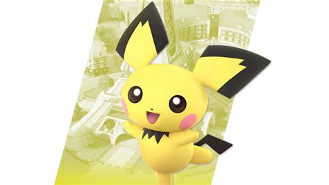 Super Smash Bros Ultimate Pichu Wallpapers - Cat with Monocle