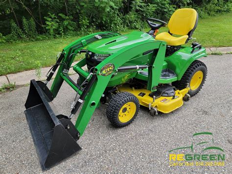 2019 John Deere X738 Tractor, Loader & Mower - ReGreen Equipment