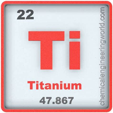 Titanium Element Properties and Information - Chemical Engineering World