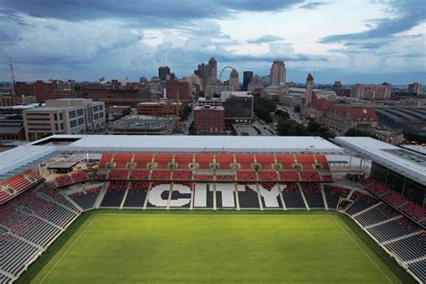 New Stadium for Major League Soccer's St. Louis CITY SC Hosts Inaugural ...