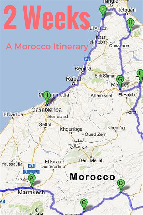 See the Whole Country With This Two Week Morocco Itinerary | Morocco ...